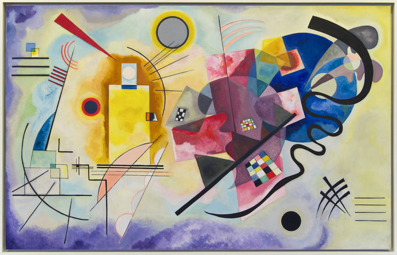 Sarı-kırmızı-mavi - Vassily Kandinsky