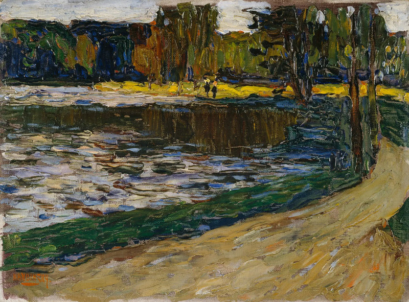 Münih - İngiliz Bahçesi - Vassily Kandinsky