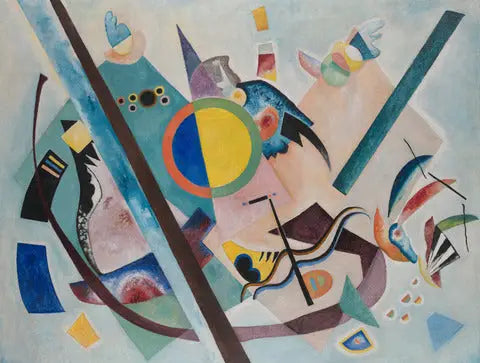 Reproduction du tableau « Cercle multicolore - Vassily Kandinsky » par Alpha Reproduction en peinture à l’huile