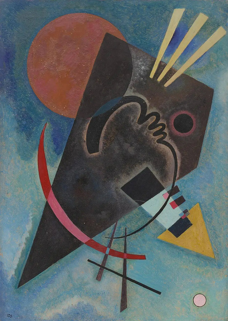 Keskin ve yuvarlak - Vassily Kandinsky