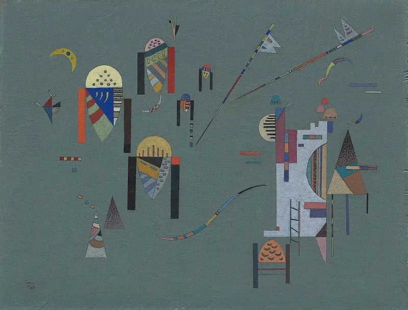 Dikey Aksanlar - Vassily Kandinsky