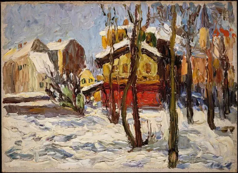 Schwabing'de Kış - Vassily Kandinsky