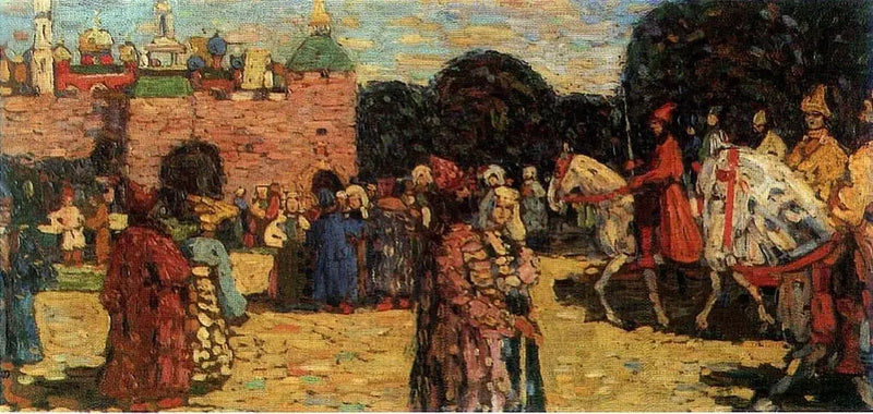 Pazar (eski Rusça) - Vassily Kandinsky