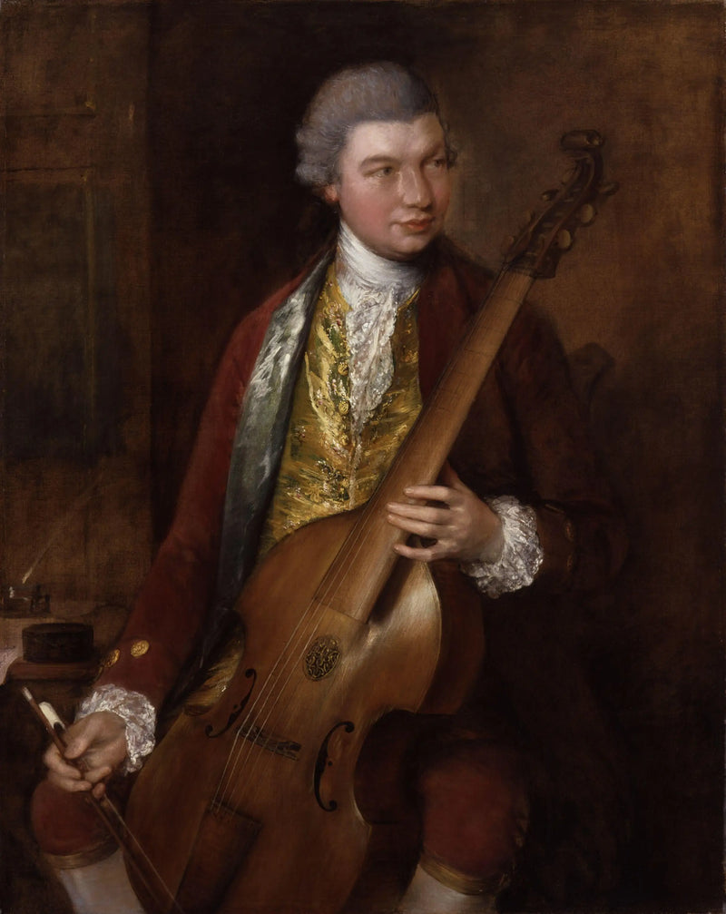 Karl Friedrich Abel - Thomas Gainsborough