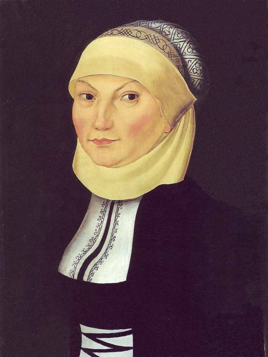 Portrait de Catherine de Bora - Lucas Cranach the Elder