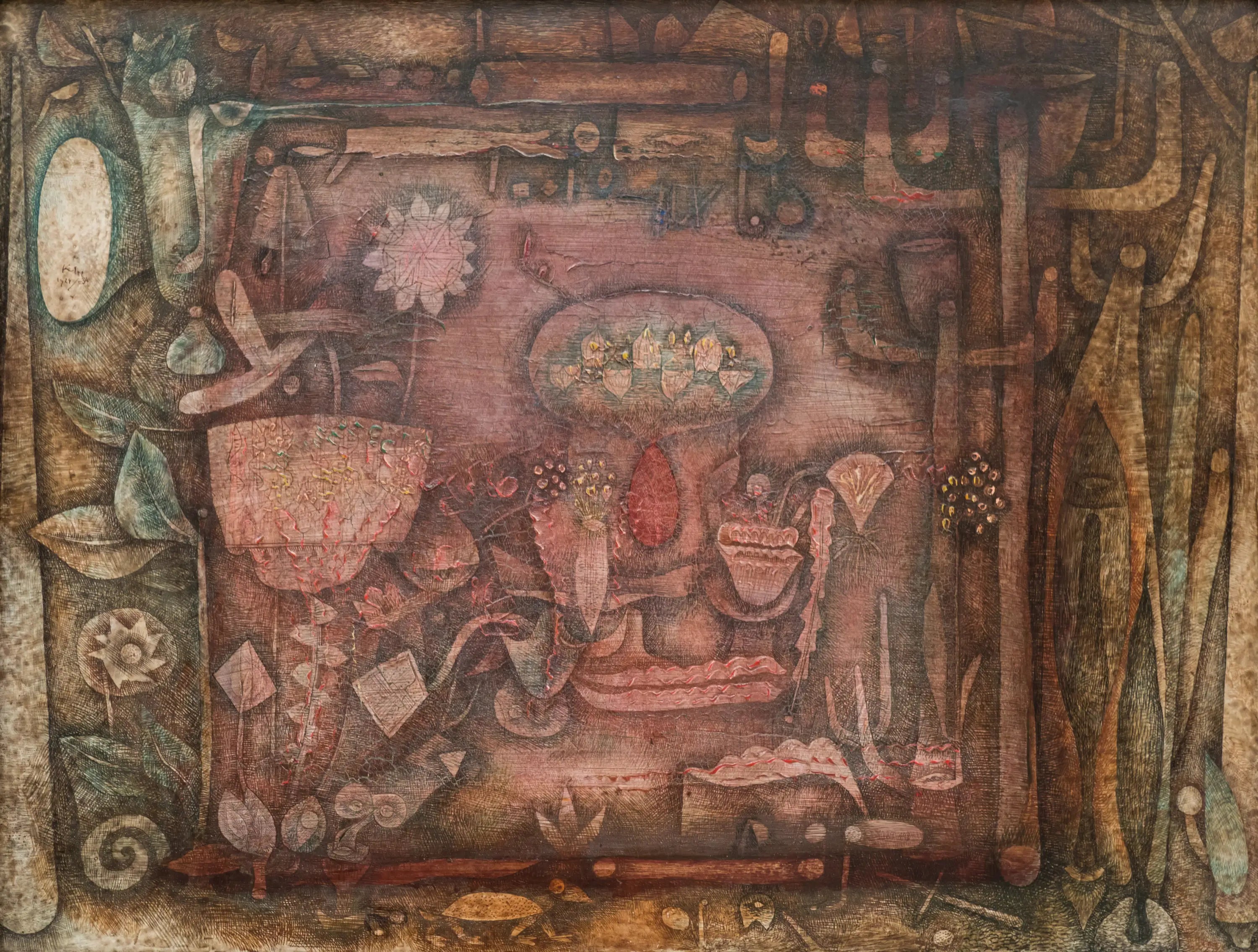 Théâtre botanique - Paul Klee - Alpha Reproduction