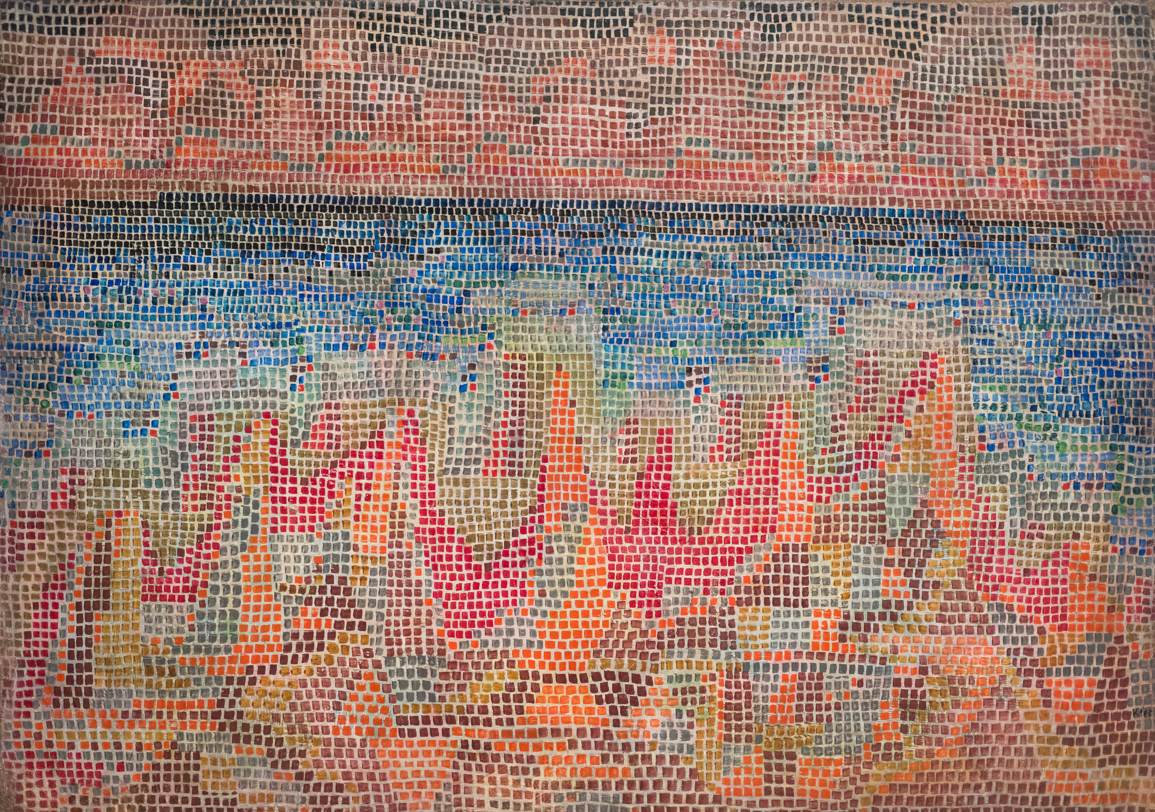 Denizdeki Kayalıklar - Paul Klee