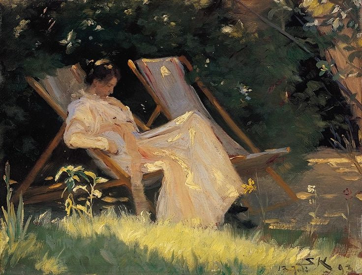 "Güller için Taslak" - Peder Severin Krøyer