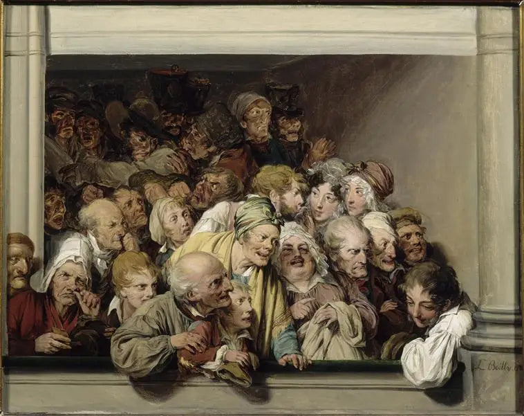Bir kulis, ücretsiz gösteri günü - Louis-Léopold Boilly
