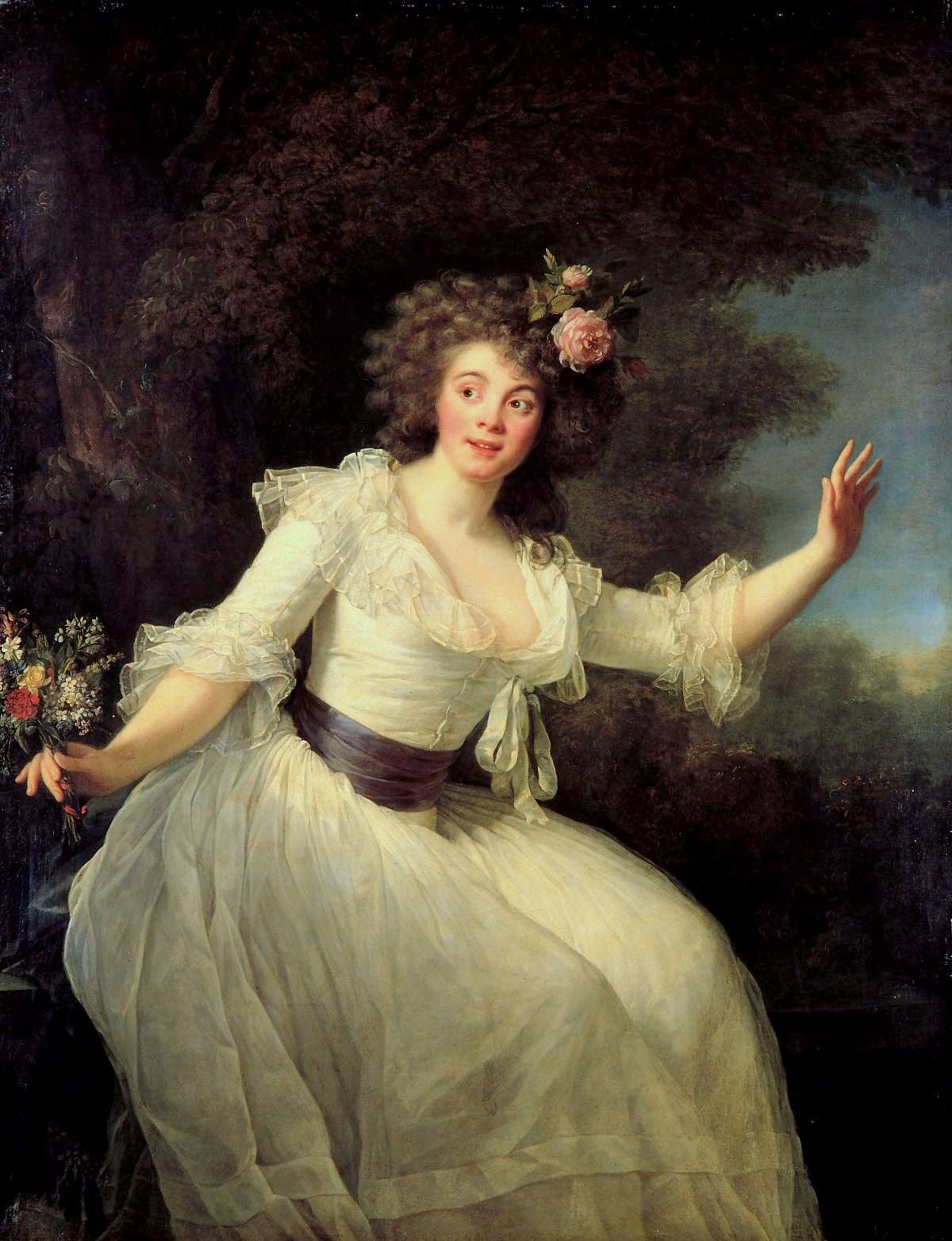 Madame Dugazon dans le rôle de « Nina » - Élisabeth Vigée Le Brun