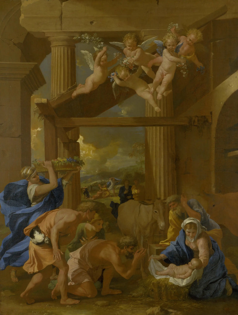 Çobanların Tapınması - Nicolas Poussin