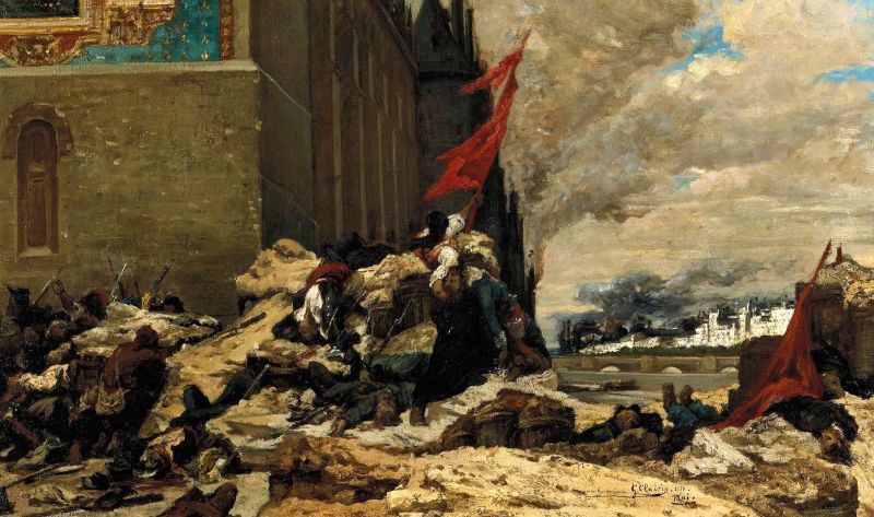 L'Incendie des Tuileries - Georges Clairin