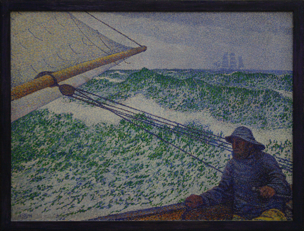 L’Homme à la barre - Théo van Rysselberghe - Alpha Reproduction