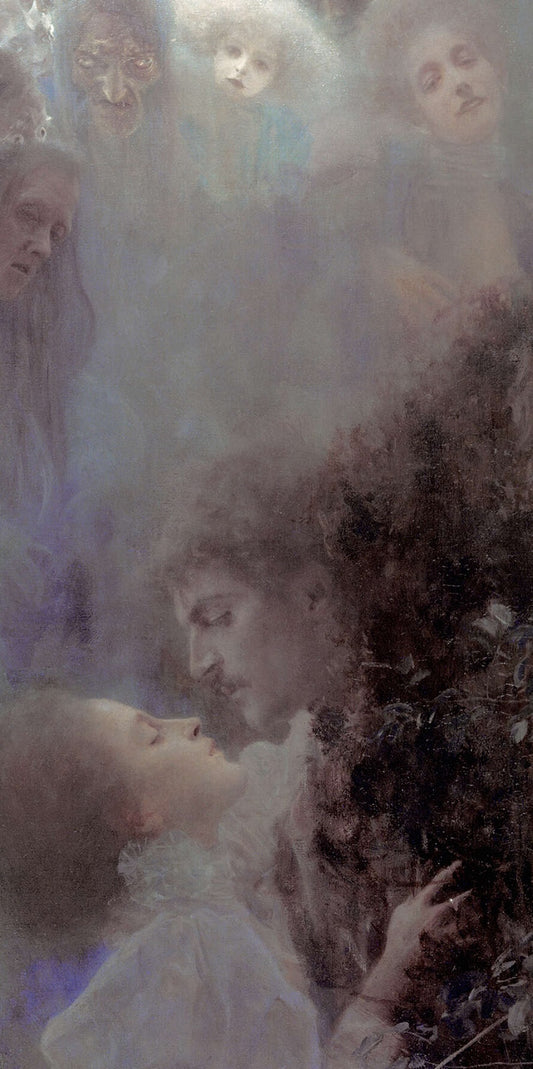 💘 Aşk (detay) – Gustav Klimt (yaklaşık 1895)