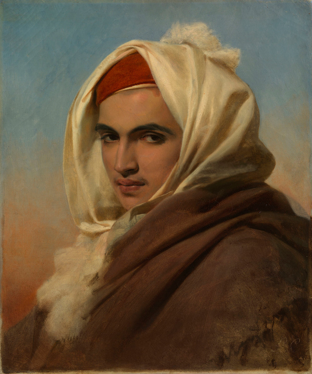 Portrait d'un jeune chef arabe - Léon Cogniet