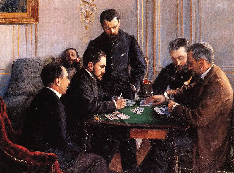 Bésigue Oyunu - Gustave Caillebotte