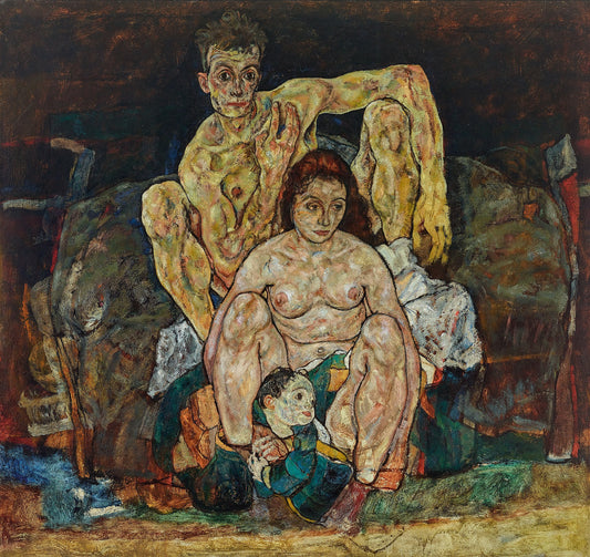 👨‍👩‍👦 Aile – Egon Schiele (1918)