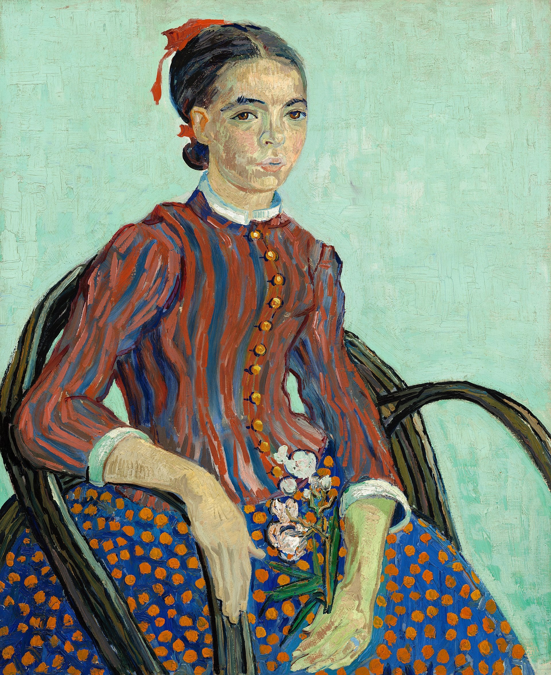 Reproduction du tableau « La Mousmé - Vincent van Gogh » par Alpha Reproduction en peinture à l’huile