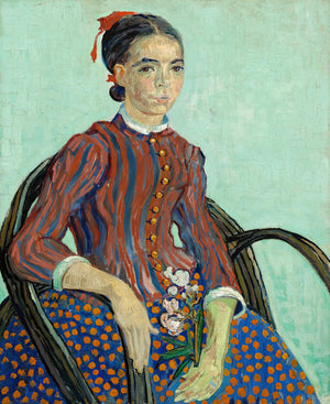 Reproduction du tableau « La Mousmé - Vincent van Gogh » par Alpha Reproduction en peinture à l’huile
