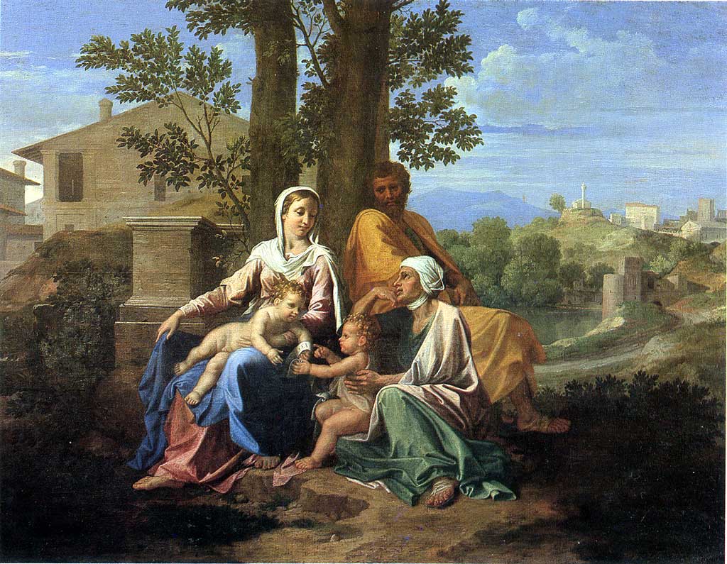 Kutsal Aile – Nicolas Poussin (yaklaşık 1650)