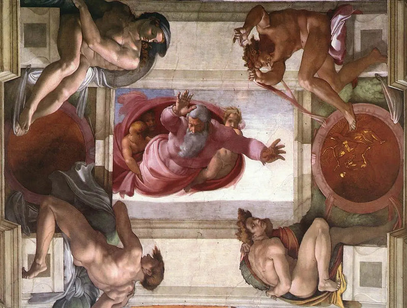Topraklar ve Suların Ayrılması - Michelangelo