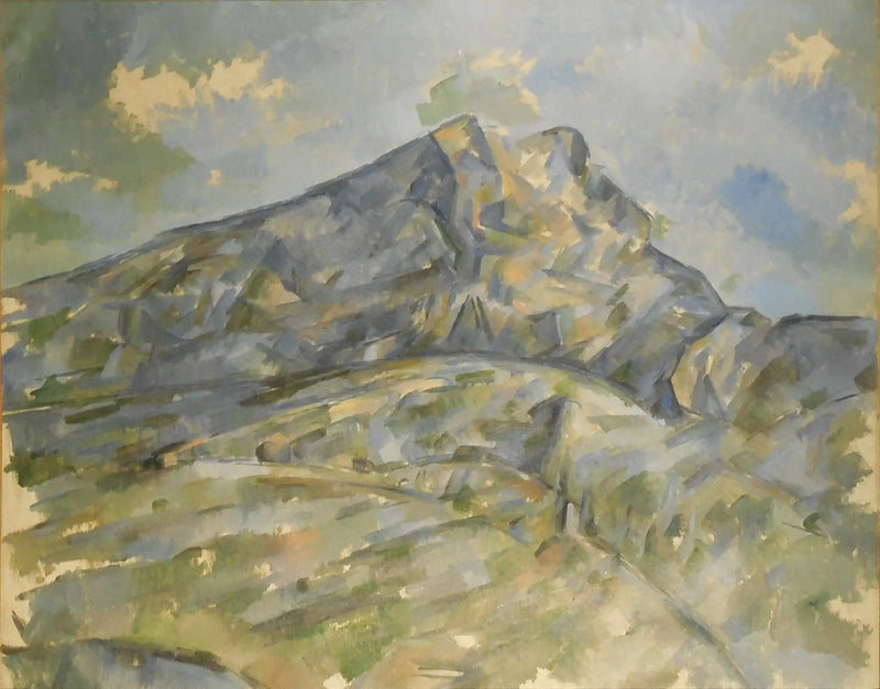 Kara Şato Koruluğu'ndan Sainte-Victoire Dağı manzarası - Paul Cézanne