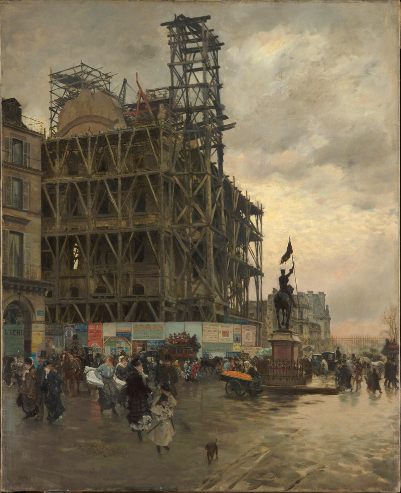 La Place des Pyramides - Giuseppe De Nittis