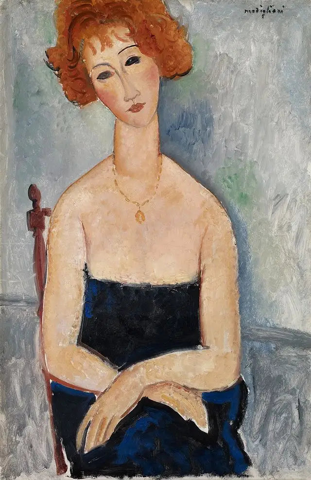 Pendentifli Kız - Amedeo Modigliani
