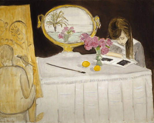 Reproduction du tableau « La Séance de peinture - Henri Matisse » par Alpha Reproduction en peinture à l’huile