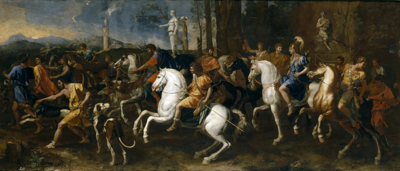 Méléagre ve Atalanta Avı - Nicolas Poussin