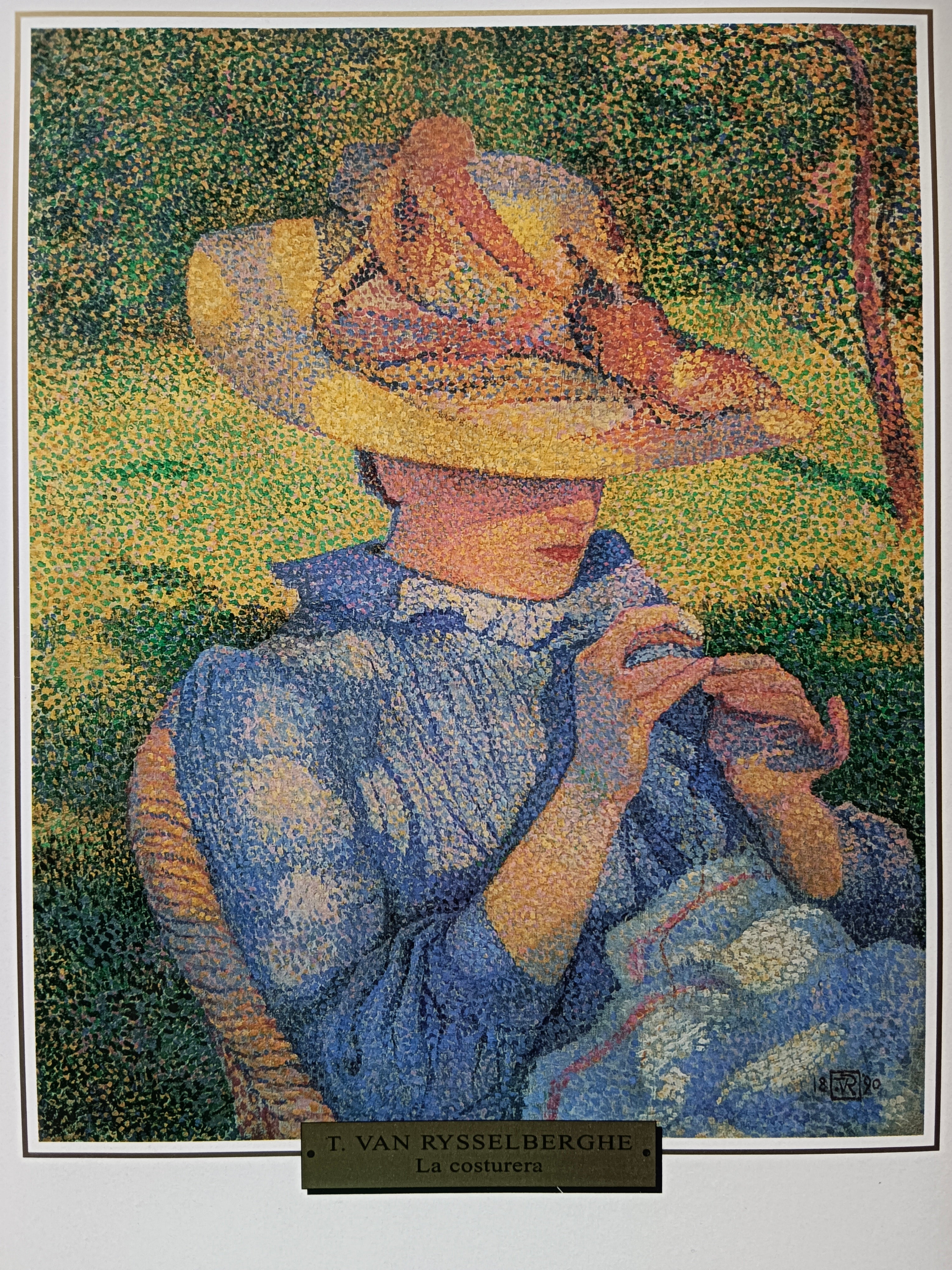 Le Chapeau de Paille - Théo van Rysselberghe