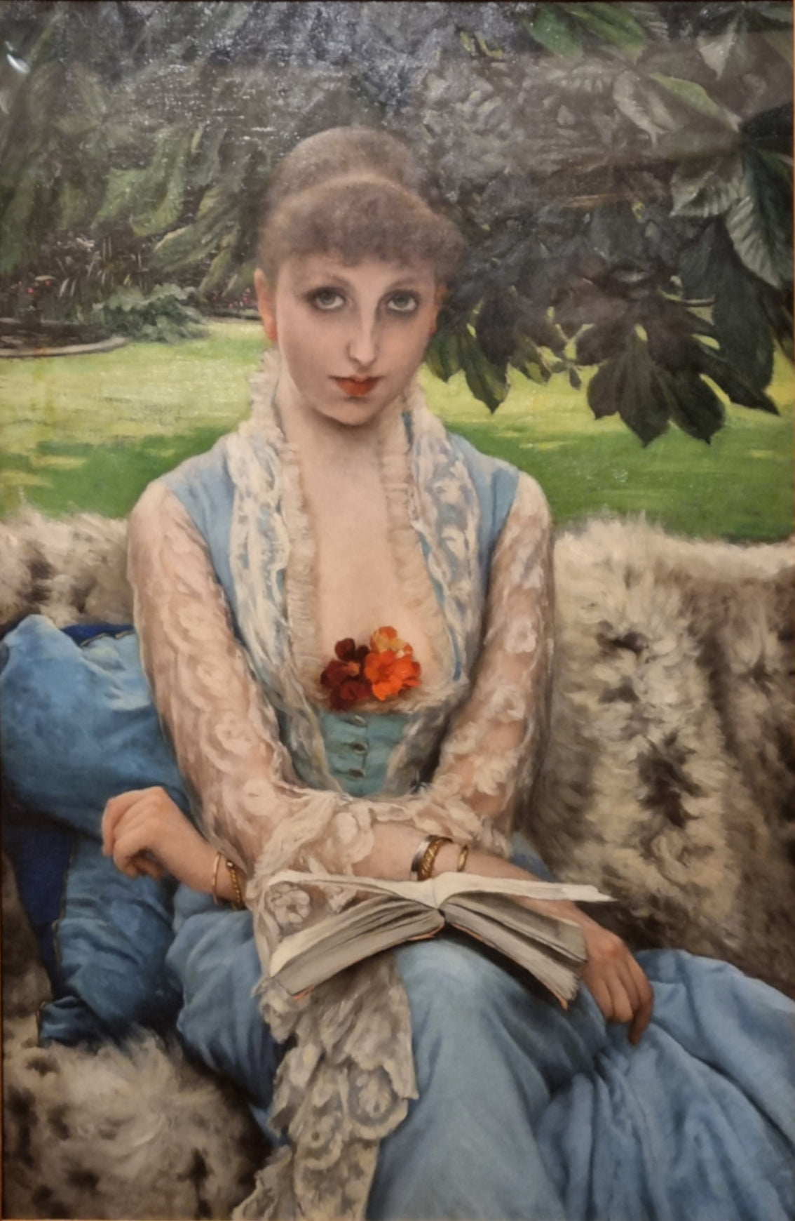 La lecture dans le parc - James Tissot