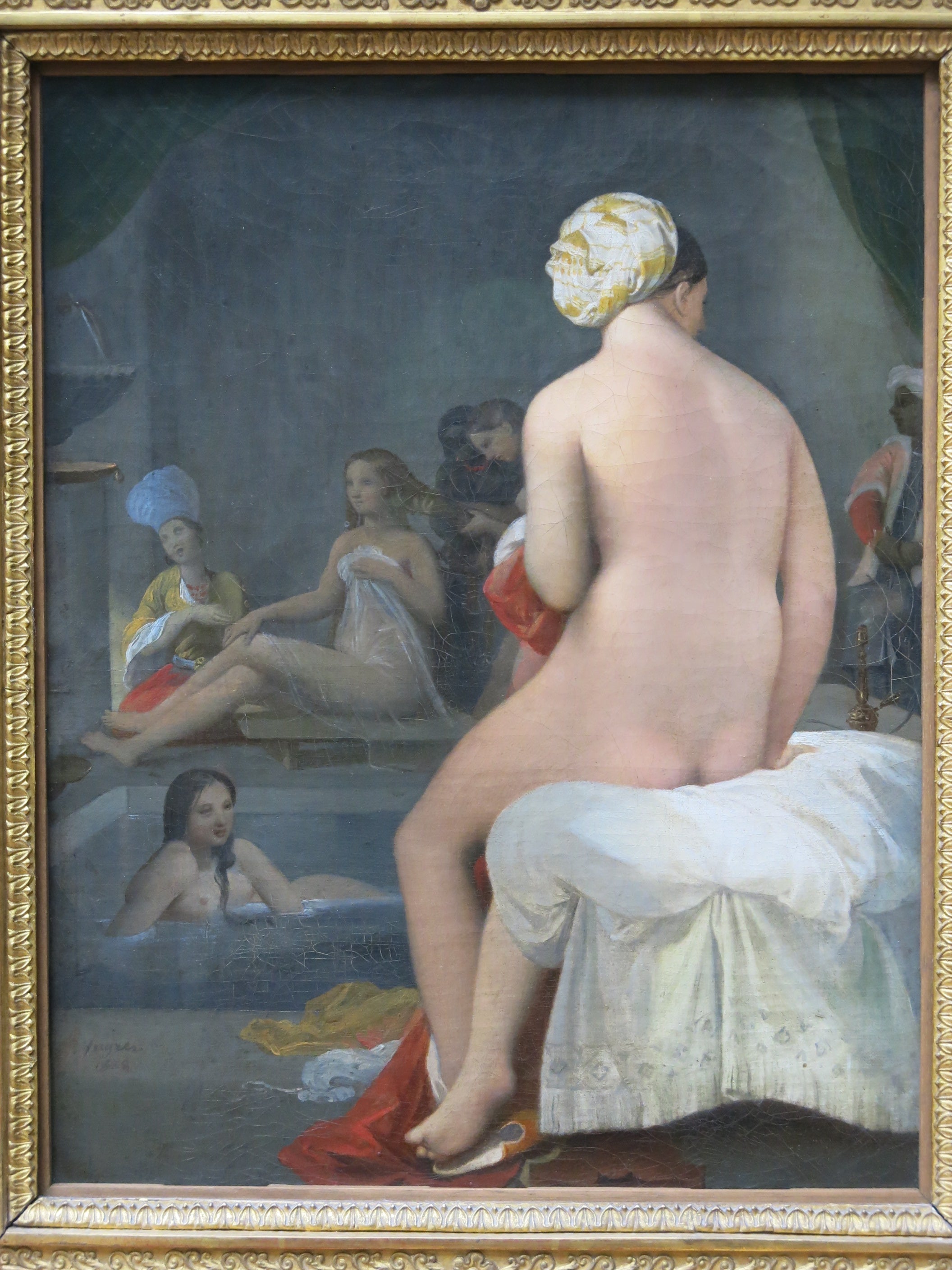 Küçük Yüzücü; Harem İç Görünümü - Jean-Auguste-Dominique Ingres