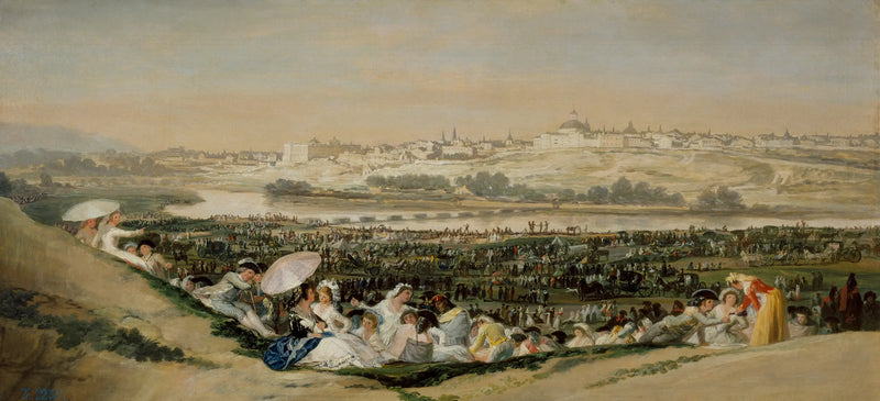 Saint-Isidore Ovası - Francisco de Goya
