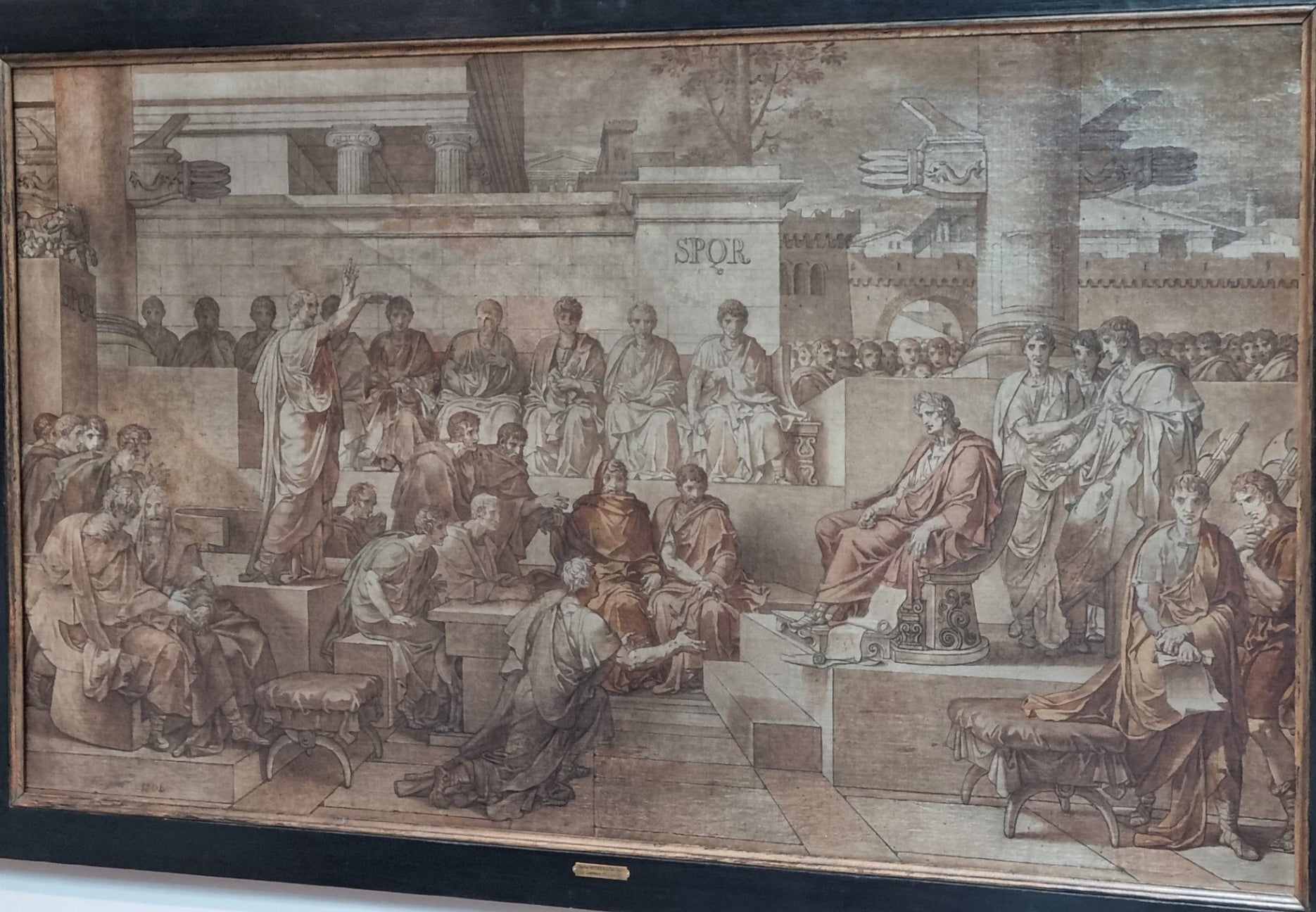 La sentence de Ligarius - Charles Meynier