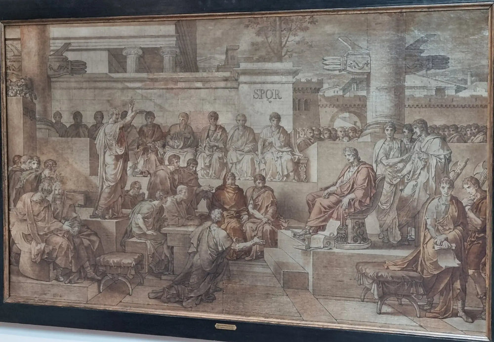 La sentence de Ligarius - Charles Meynier - Alpha Reproduction