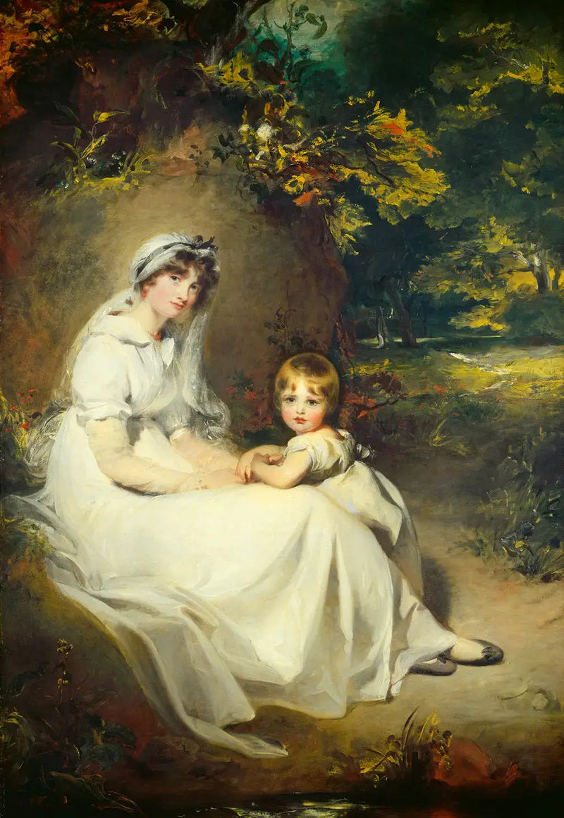 Lady Mary Templetown ve oğlu büyük oğlu - Thomas Lawrence