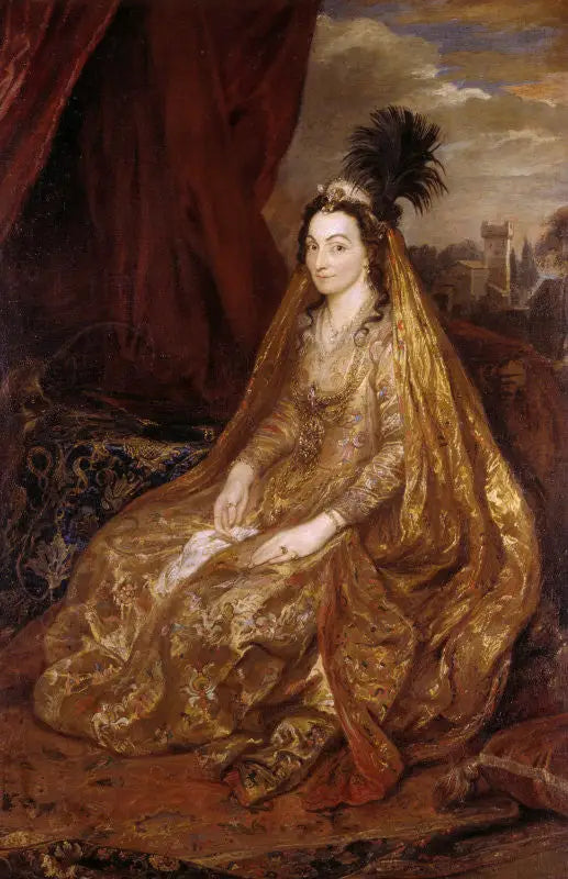 Lady Theresa Shirley Portresi - Antoine van Dyck