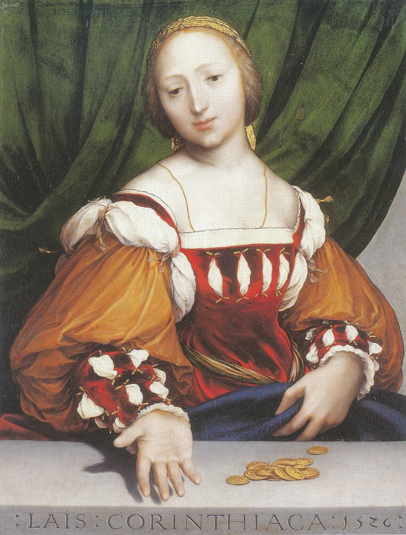 Laïs de Corinthe - Hans Holbein genç
