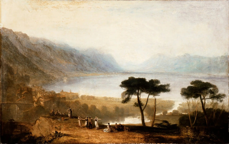 Montreux'den Cenevre Gölü - J. M. W. Turner