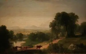 Hayvanatlı Manzara - Asher Brown Durand