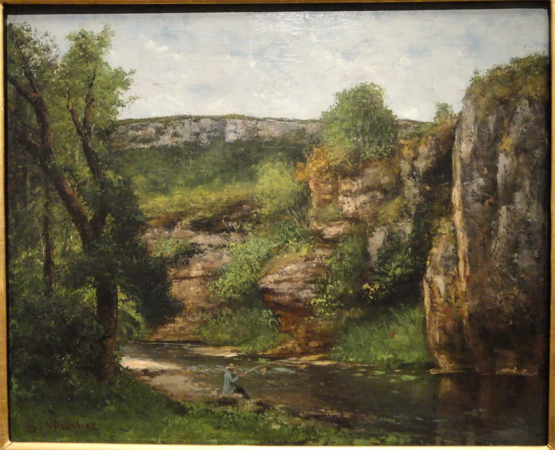 Tarlada Balıkçı - Gustave Courbet