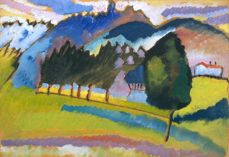 Tepe Manzarası - Vassily Kandinsky