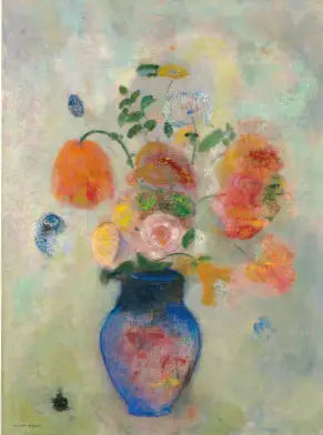 Büyük Vazo ve Çiçekler - Odilon Redon