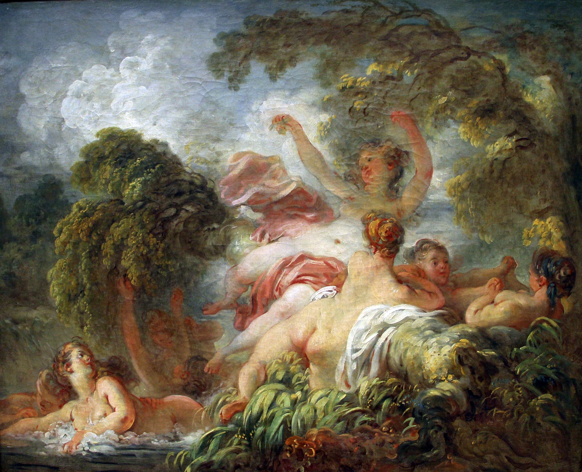 Les Baigneuses - Jean-Honoré Fragonard