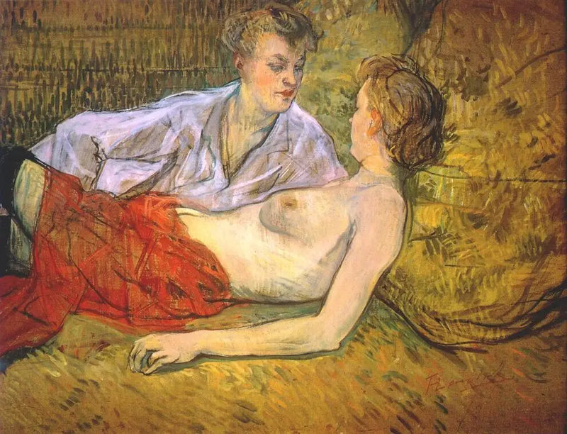 İki Arkadaş - Henri de Toulouse-Lautrec