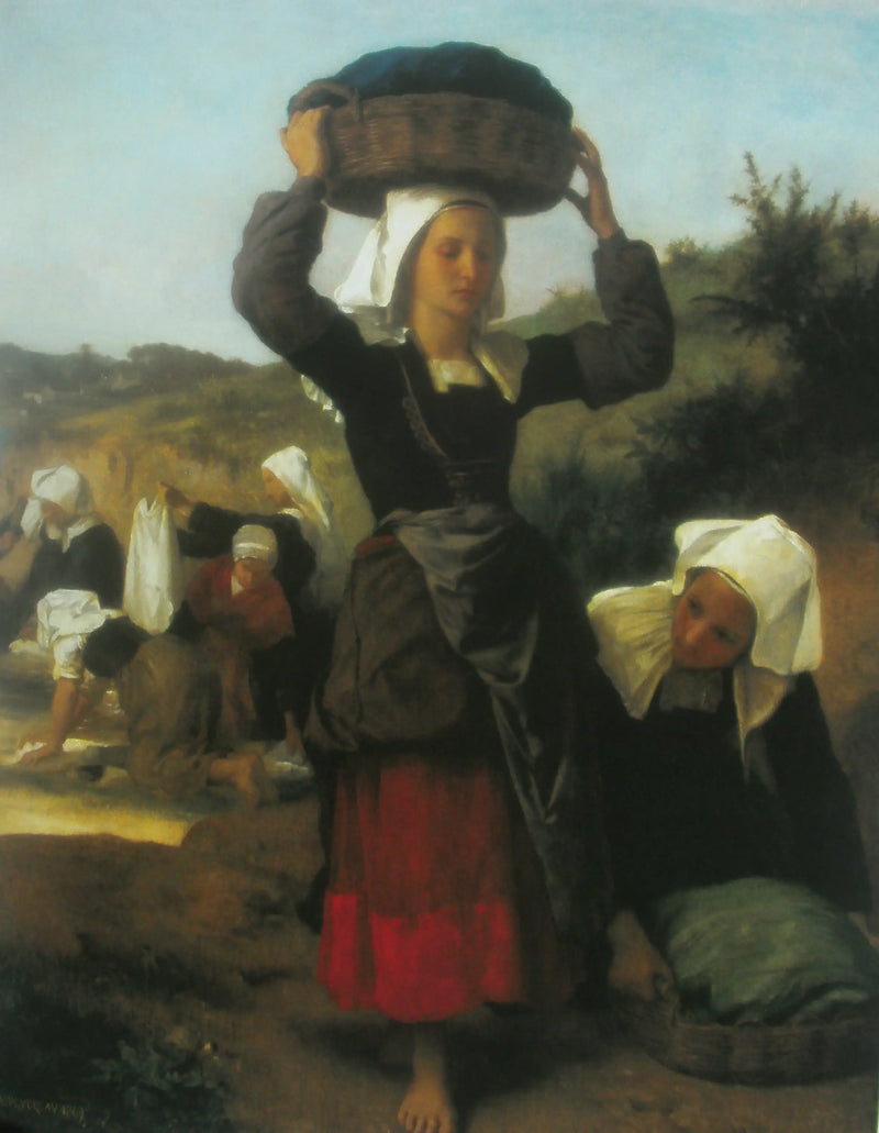 Fouesnant'taki Çamaşırcılar - Bouguereau