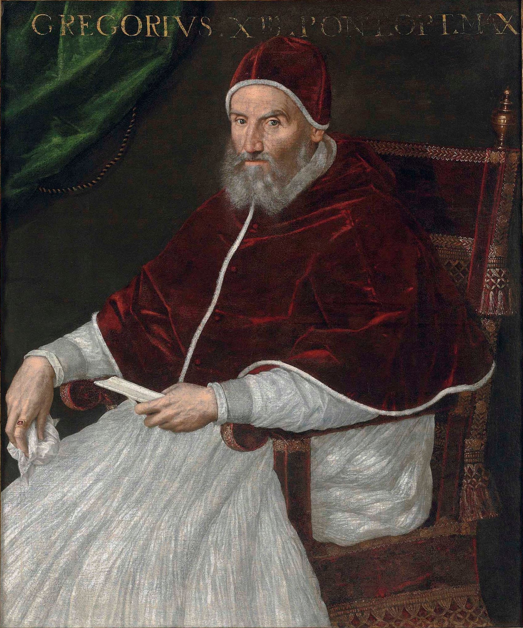 Portrait du pape Grégoire XIII - Lavinia Fontana