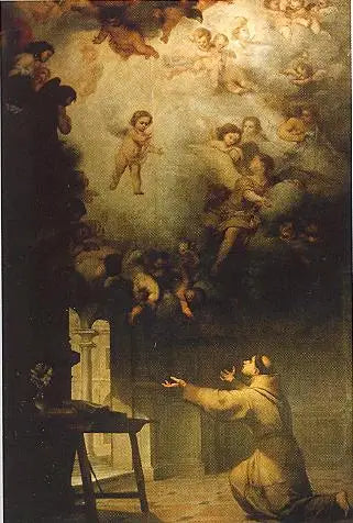 La vision de saint Antoine de Padoue - Bartolomé Esteban Murillo - Alpha Reproduction
