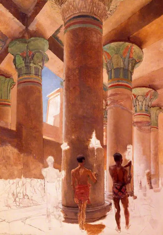 Kleopatra Philae'de - Lawrence Alma-Tadema